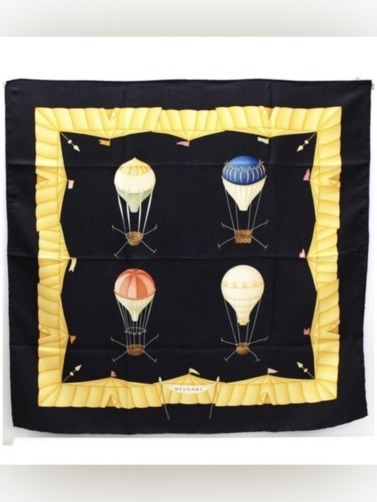 BVLGARI Accessories - Bulgari Hot Air Balloon Scarf